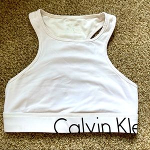 Calvin Klein high neck white xs